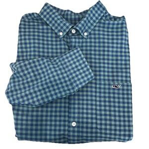 Vineyard Vines Tucker Shirt Mens XL Classic Fit Plaid Button Down Long Sleeve